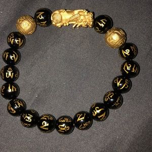 Mens or womens dragon good luck bracelet